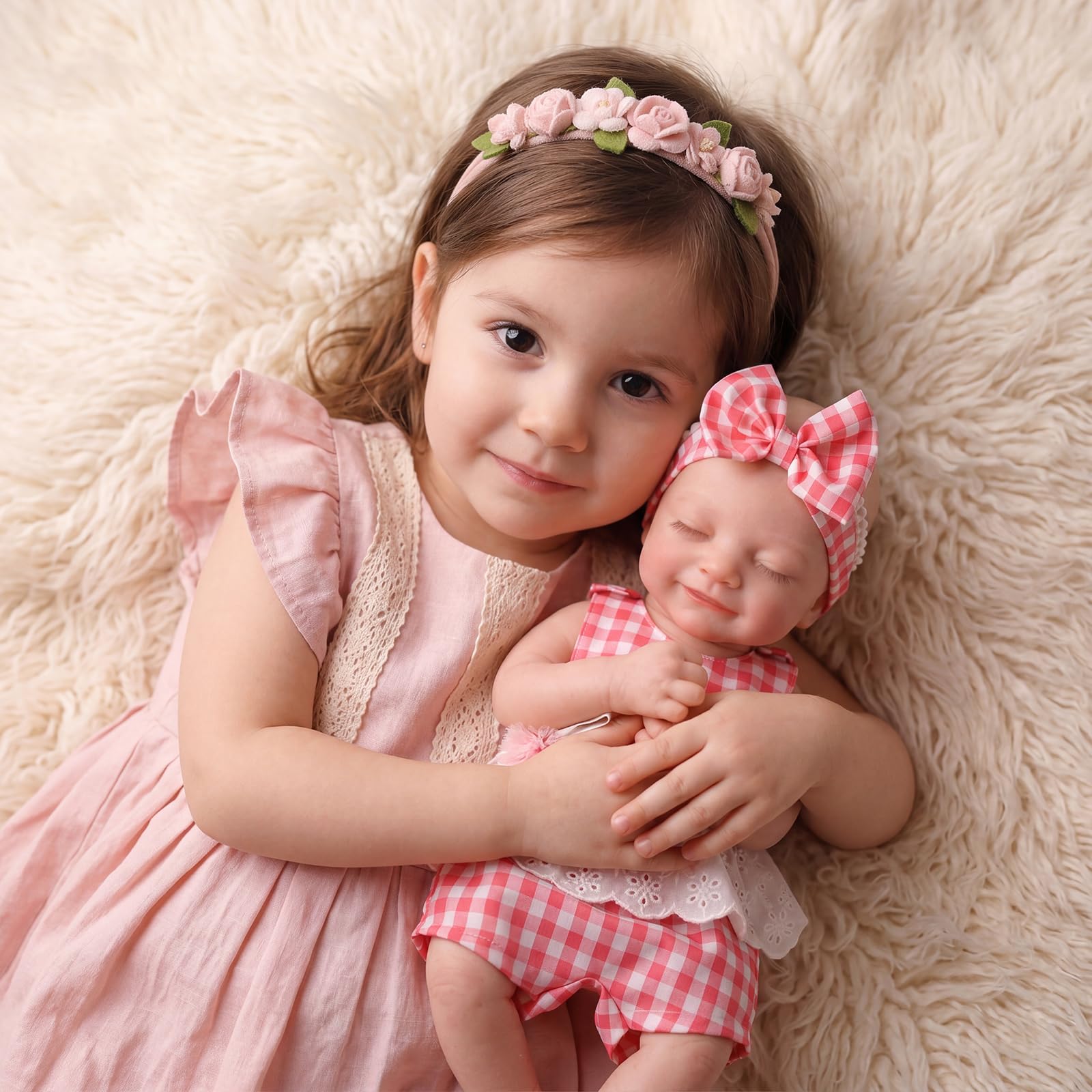 BABESIDE Silicone Baby Doll - 16" Sleeping Reborn Baby Dolls Silicone Full Body, Anatomically Correct Newborn Real Life Baby Doll with Feeding Kit & Gift Box for Kids Age 3+