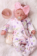 BABESIDE 20 Inch Reborn Baby Dolls Girl, Realistic Newborn Baby Doll with Poseable Body, Lifelike Baby Doll with Accessories for Girls Ages 3+, Pretend Play & Collection Gift